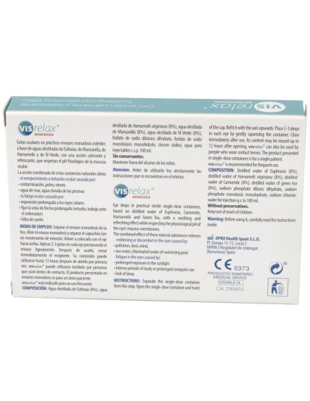Vis Relax Gotas Oculares 10Monodosis