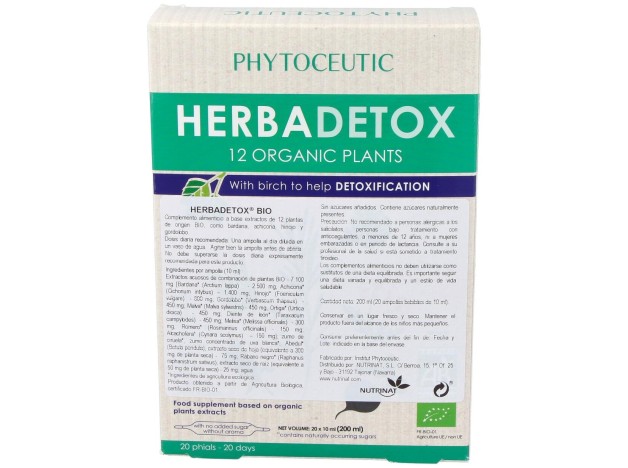 Herbadetox Bio (Herbadraine) 20Amp. Phytoceutic