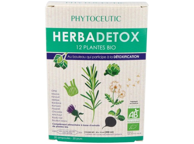 Herbadetox Bio (Herbadraine) 20Amp. Phytoceutic