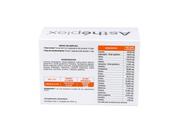 Asthéplex Programa 30 Días Cápsulas 2 X 30 U