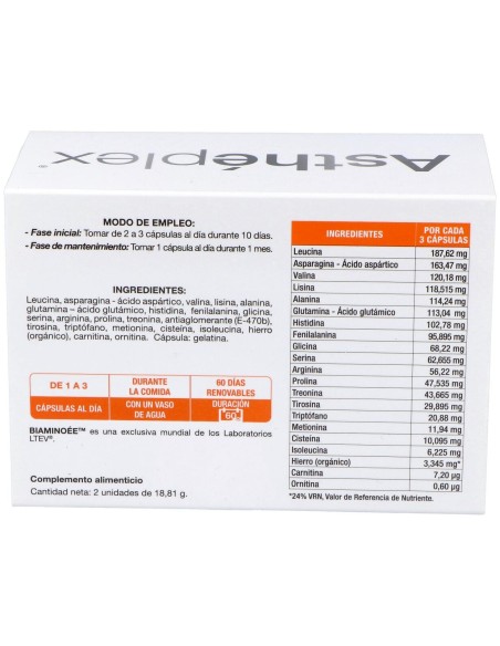 Asthéplex Programa 30 Días Cápsulas 2 X 30 U
