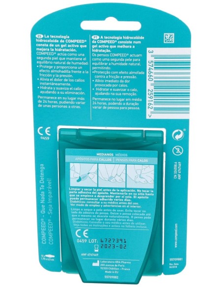 Compeed® Protección Callos Medianos 10Uds