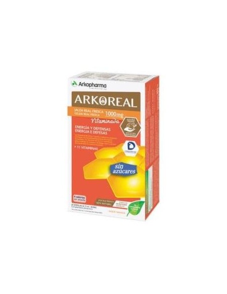 Arkopharma Arkoreal Jalea Real Sin Azúcares, 20 Ampollas