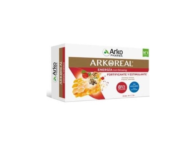 Arkoreal Jalea Real+Ginseng 20Amp.