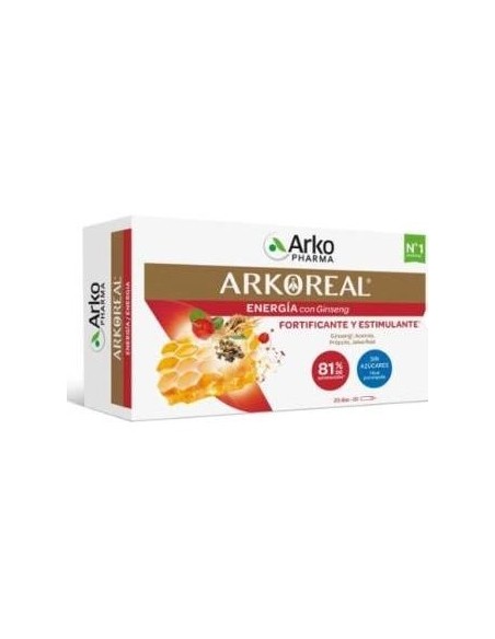 Arkoreal Jalea Real+Ginseng 20Amp.