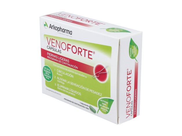 Arkopharma Venoforte Piernas Ligeras, 30 Cápsulas