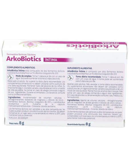 Arkobiotics Intima 20Cap.