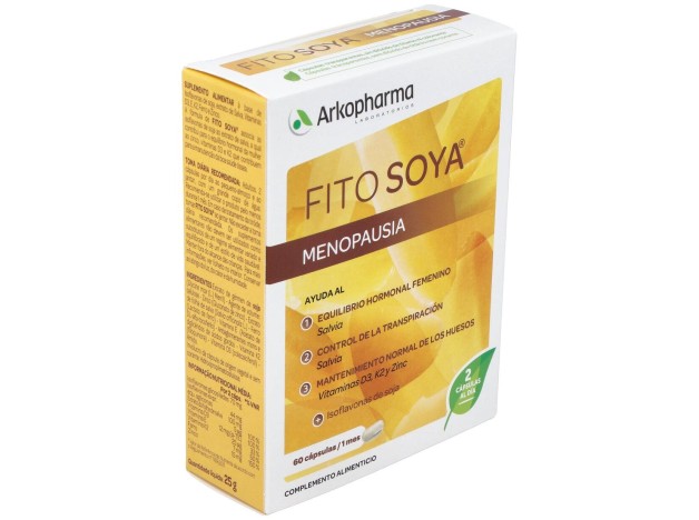 Arkopharma Fitosoya Menopausia, 60 Cápsulas