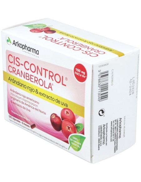 Arkopharma Cis-Control Cranberola 120Caps