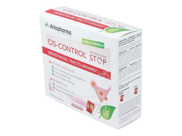 Arkopharma Cis-Control Stop 10 Sobres + 5 Sticks
