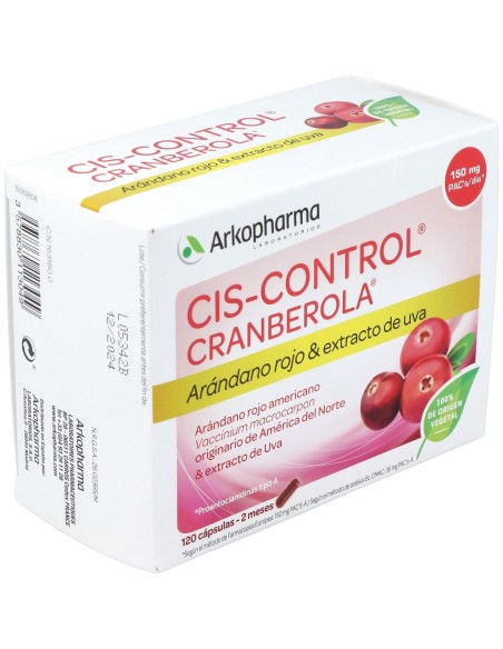 Arkopharma Cis-Control Cranberola 120Caps