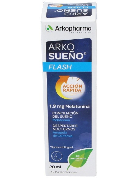 Arkopharma Arkosueño Flash Spray Sublingual 20Ml