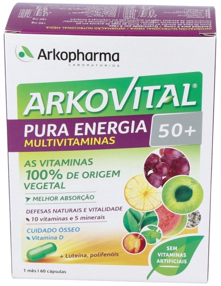 Arkovital Pura Energia Senior +50 60Cap.
