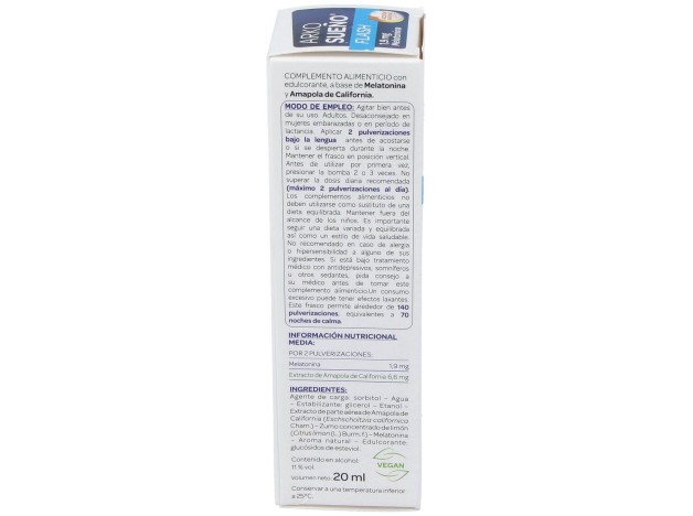 Arkopharma Arkosueño Flash Spray Sublingual 20Ml