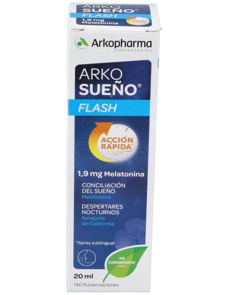 Arkopharma Arkosueño Flash Spray Sublingual 20Ml