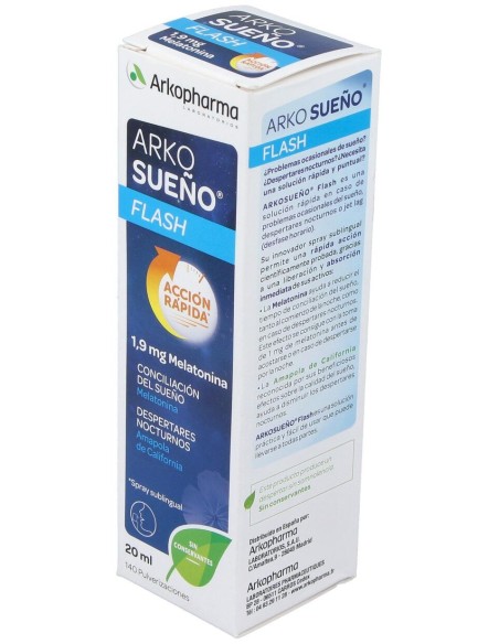 Arkopharma Arkosueño Flash Spray Sublingual 20Ml
