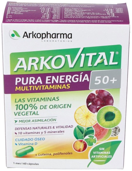 Arkovital Pura Energia Senior +50 60Cap.