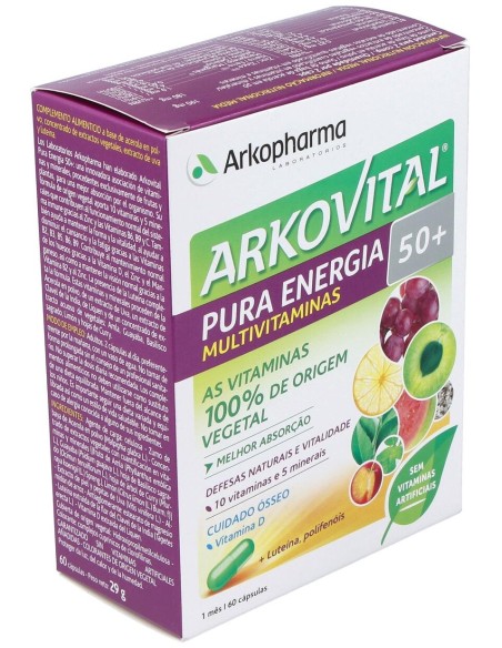 Arkovital Pura Energia Senior +50 60Cap.