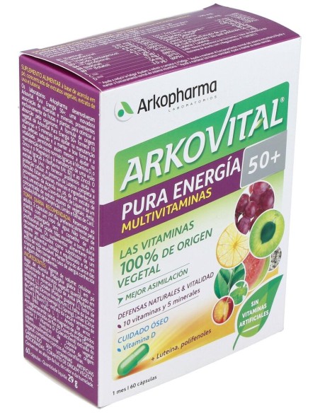 Arkovital Pura Energia Senior +50 60Cap.