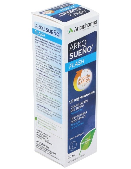 Arkopharma Arkosueño Flash Spray Sublingual 20Ml