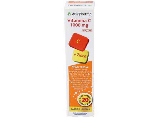 Arkovital Vitamina C 1000Mg 20Comp Efervescentes.