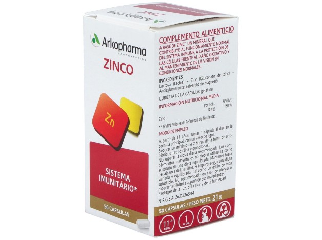 Arkopharma Zinc 50Caps