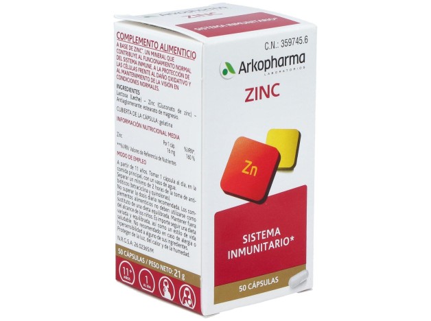 Arkopharma Zinc 50Caps