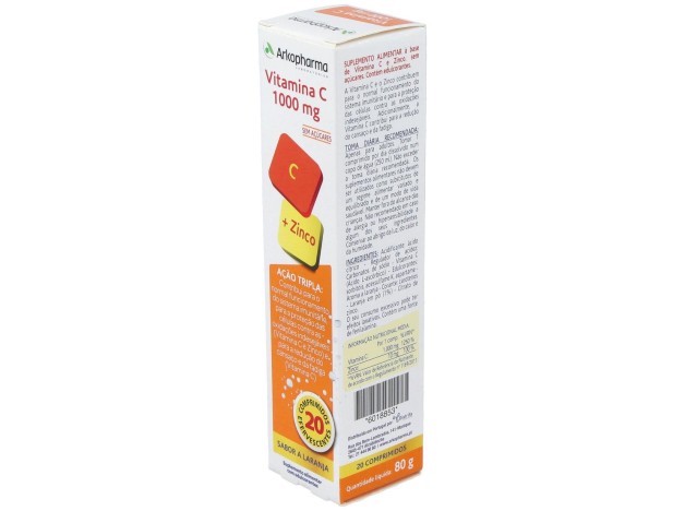 Arkovital Vitamina C 1000Mg 20Comp Efervescentes.