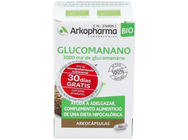 Glucomanano 80Arkocapsulas. Bio