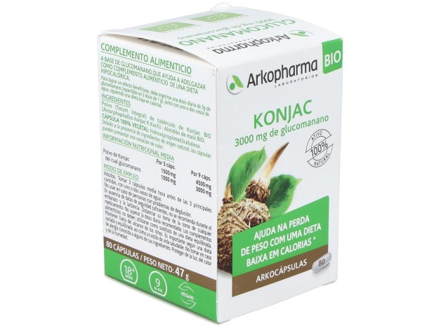 Glucomanano 80Arkocapsulas. Bio
