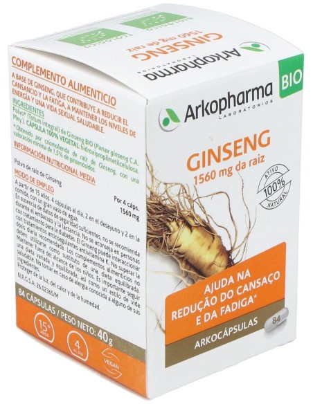 Ginseng 84Arkocapsulas. Bio
