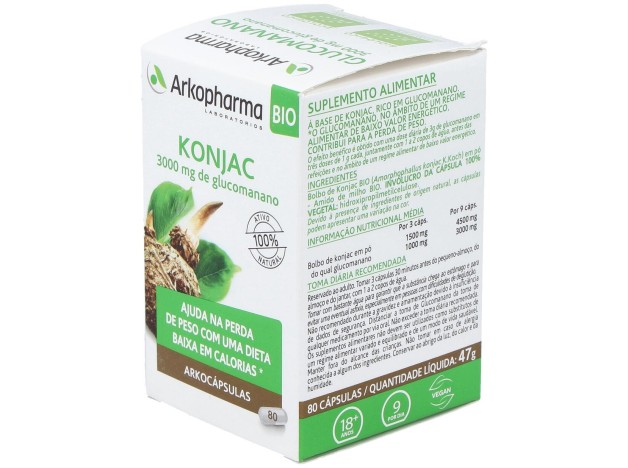 Glucomanano 80Arkocapsulas. Bio