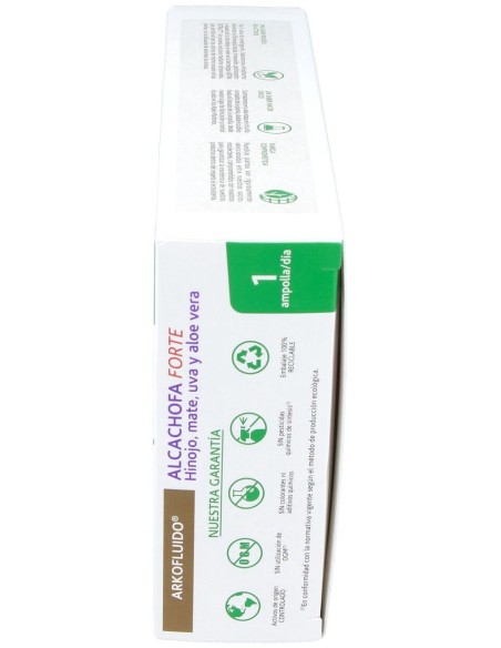 Arkopharma Arkofluido Alcachofa Forte Ultraconcentrado + Aloe Vera 20Ampollas