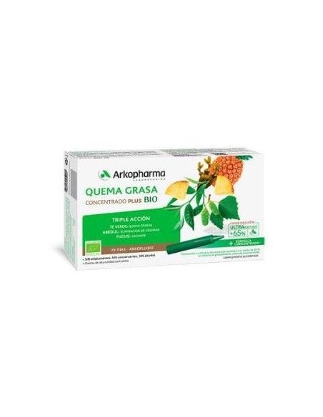 Arkopharma Arkofluido Quemagrasas Ultraconcentrado 20 Ampollas