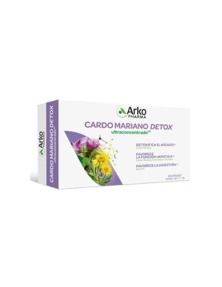 Arkopharma Arkofluido Cardo Mariano Detox 20 Ampollas
