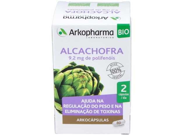 Arkopharma Arkocápsulas Alcachofa, 80 Cápsulas