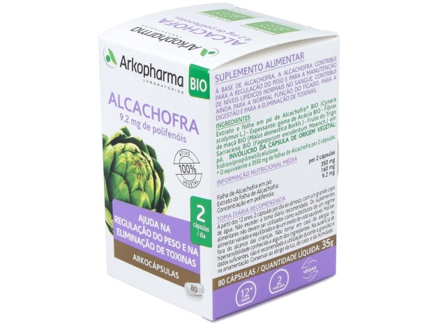 Arkopharma Arkocápsulas Alcachofa, 80 Cápsulas