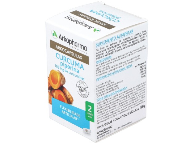 Curcuma 80Arkocapsulas. Bio