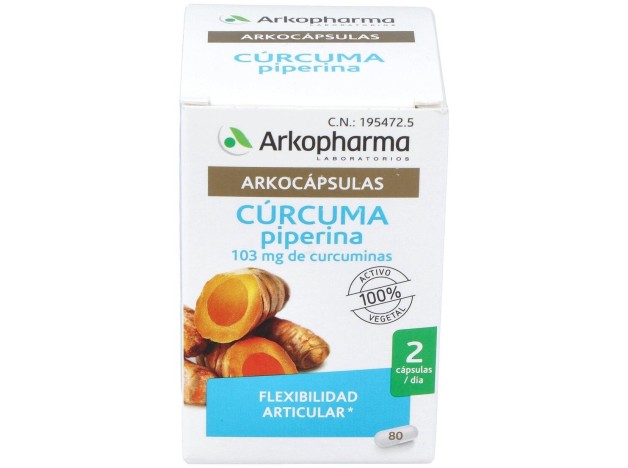 Curcuma 80Arkocapsulas. Bio