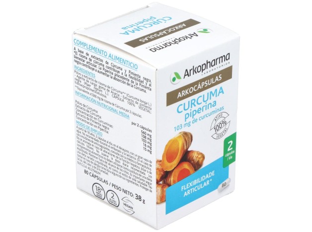 Curcuma 80Arkocapsulas. Bio