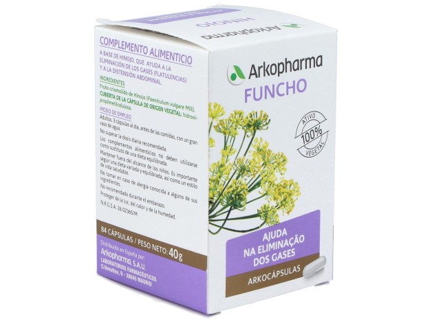 Arkopharma Arkocápsulas Hinojo, 84 Cápsulas
