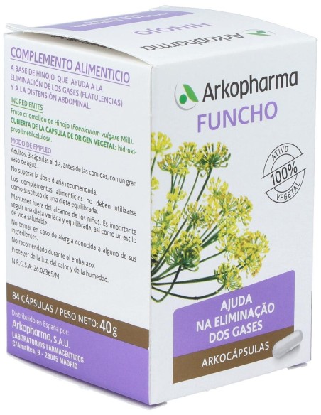 Arkopharma Arkocápsulas Hinojo, 84 Cápsulas