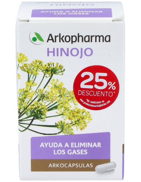Arkopharma Arkocápsulas Hinojo, 84 Cápsulas
