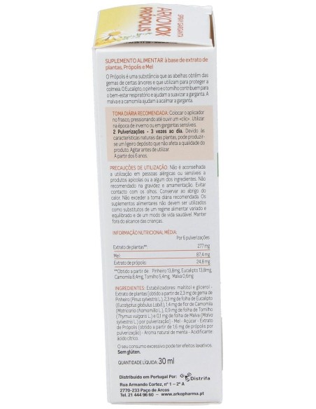Arkovox Propolis Garganta Spray 30Ml.