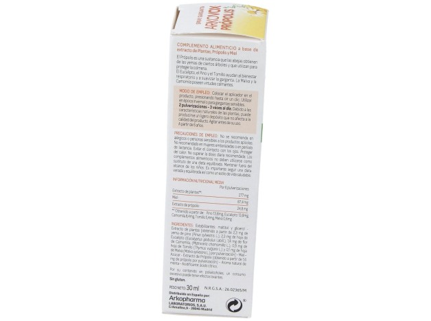 Arkovox Propolis Garganta Spray 30Ml.