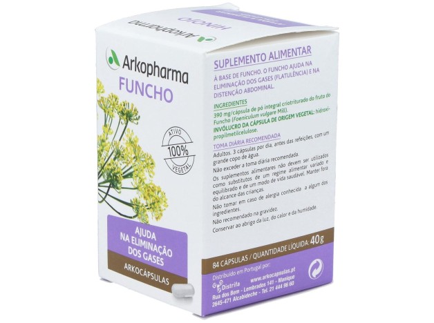 Arkopharma Arkocápsulas Hinojo, 84 Cápsulas