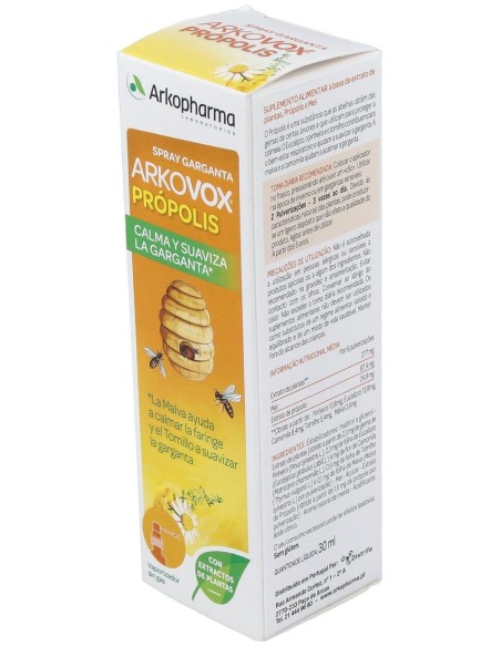 Arkovox Propolis Garganta Spray 30Ml.