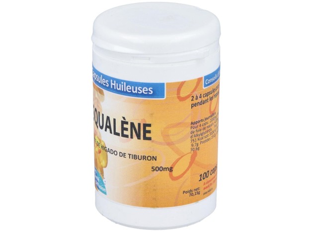 Aceite De Higado De Tiburon 500Mg. 100Cap.