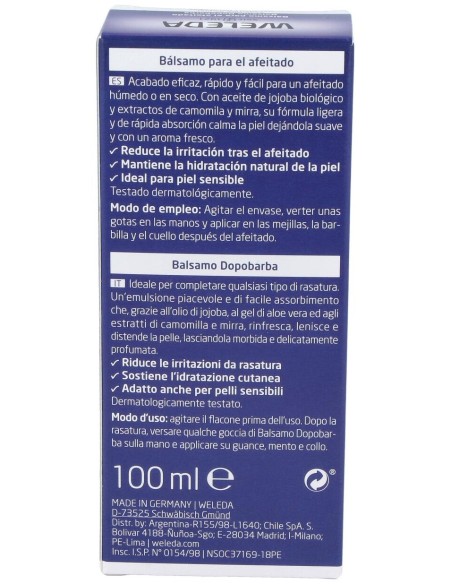 For Men Bálsamo Para El Afeitado, After-Shave Weleda - Perfumes Club