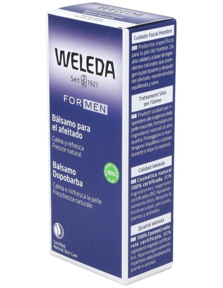 For Men Bálsamo Para El Afeitado, After-Shave Weleda - Perfumes Club